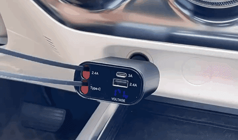 Cargador 4 en 1 de Celulares para el Auto : ¡Carga Súper Rápida con Ca – TZIGO BOLIVIA